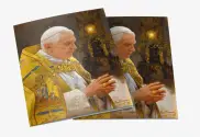 PAKIET 10 szt. Portret Papieża Benedykta XVI - OBRAZEK